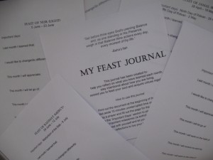 Feast Journal – Stay Intentional Throughout the Year