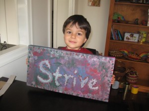 “Strive” Song/Video and Art Activity for Your Home